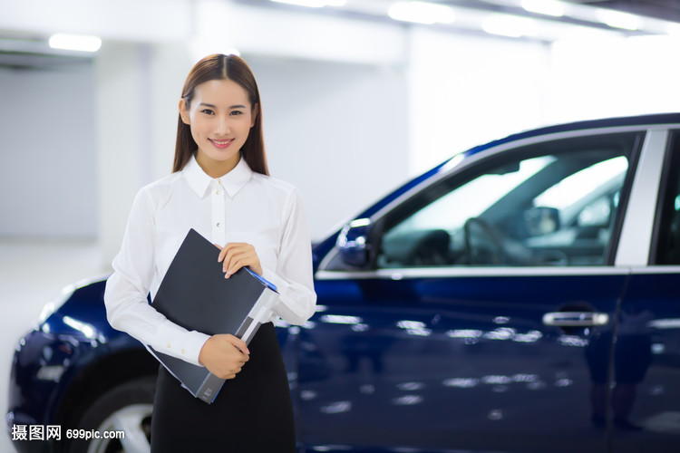 汽車銷售商務(wù)女性